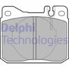 Mercedes W123 C123 W126 C126 R107 Ön Fren Balatası DELPHI