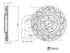 Mercedes W177 V177 C118 H247 Fren Diski Arka 4-matic FEBI