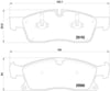 Mercedes W166 X166 C292 Ön Fren Balatası BREMBO