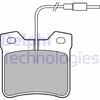 Mercedes W638 B901 B902 Peugeot 406 605 Arka Fren Balatası DELPHI