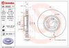 Mercedes W177 V177 W247 C118 X118 H247 X247 Ön Fren Diski BREMBO