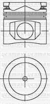 Mercedes OM 501/502 LA Euro 4-5 Piston Segman Q130.0MM STD YENMAK