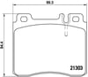 Mercedes S-Class W140 Ön Fren Balatası BREMBO