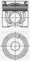 Mercedes OM 906.9 Piston Segman Q102.0MM STD YENMAK