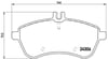 Mercedes W204 C218 W212 C207 R172 Ön Fren Balatası BREMBO