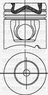 Mercedes OM 401 LA Piston Segman Q125.0mm STD YENMAK