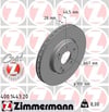 Mercedes W203 CL203 C209 W210 R170 Ön Fren Diski ZIMMERMANN
