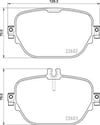Mercedes X290 C257 W213 C238 N293 X253 C253 Arka Fren Balatası BREMBO