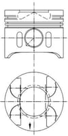 Mercedes OM611 OM612 OM613 W203 W210 W163 W220 W638 B901>B905 Euro 3 Piston... KOLBEN