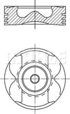 Mercedes OM651 Piston Segman 0.25 83.25mm MAHLE