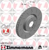 Mercedes W177 W247 C118 Spor Tip Ön Fren Diski ZIMMERMANN