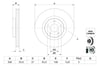 Mercedes W205 S205 C205 A205 C257 W213 C238 Arka Fren Diski BOSCH