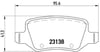 Mercedes W168 W169 W245 W414 Arka Fren Balatası BREMBO