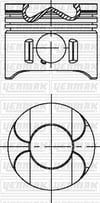 Mercedes OM646 W203 C209 W211 W639 B901 B906 Piston Segman STD 88.01mm YENMAK