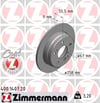 Mercedes W201 W202 W124 C124 Arka Fren Diski ZIMMERMANN