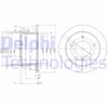 Mercedes W463 Arka Fren Diski DELPHI