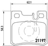 Mercedes W201 W202 W210 W124 R170 Arka Fren Balatası BREMBO