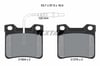 Mercedes W638 B901 B902 Peugeot 406 605 Arka Fren Balatası TEXTAR