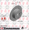 Mercedes W115 C123 S123 W116 W126 W123 Arka Fren Diski ZIMMERMANN