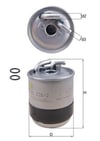 Mercedes W204 C219 W164 W463 W639 B906 Yakıt Filtresi MAHLE