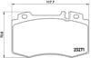 Mercedes CL203 W220 C215 W221 W163 R129 Ön Fren Balatası BREMBO