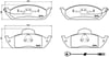 Mercedes ML-Class W163 Ön Fren Balatası BREMBO