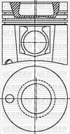 Mercedes OM 427 H 901 Piston Segman Q128.0MM STD YENMAK