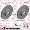 Mercedes W204 S204 W212 S212 C207 A207 Ön Fren Diski ZIMMERMANN