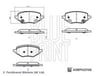 MG ZS EV Arka Fren Balatası BLUEPRINT