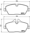 Mini R56 R57 R59 R55 R58 One Cooper Clubman Rodstar Ön Balata VALEO
