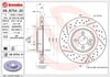 Mini Ön Fren Diski UV Kaplamalı BREMBO
