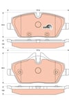 Mini R56 R57 R59 R55 R58 Ön Balata TRW