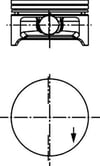 Mini R50 R52 R53 Piston Segman 0.50 77.50mm KOLBEN