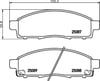Mitsubishi Ön Fren Balatası Low-Met BREMBO