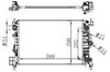 Opel Mokka 1.6i / Chevrolet Aveo / Chevrolet Trax Radyatör Otomatik Vites ORIS