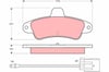 Ford Mondeo Ghia Arka Fren Balatası Fişli TRW