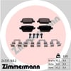 Ford Mondeo Arka Fren Balatası Cıvatalı Set ZIMMERMANN