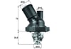 Ford Mondeo 2.0 Duratech Termostat 90C MAHLE