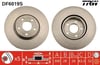 Ford Mondeo S-Max Volvo S80 V70 XC70 Land Rover Ön Fren Diski TRW