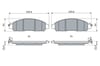 Nissan E-NV200 Disk Balata BOSCH
