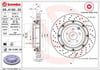 Nissan Arka Fren Diski Floating BREMBO
