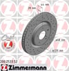 Nissan X-Trail 1.6L R9M Dci T32 dizel 14-> Renault Koleos II 16> Ön Fren... ZIMMERMANN