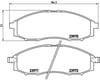 Nissan Skystar Pathfinder Ön Fren Balatası BREMBO