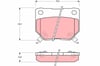 Nissan 300ZX Z32 Arka Aks Disk Balata TRW