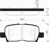 Honda Odyssey Pilot Arka Disk Balatası SANGSIN