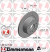 Opel Omega B Arka Fren Diski Havalı 286mm ZIMMERMANN