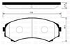 Ön Balata Disk Mıtsubıshı Pajero Montero 99 /Mazda Mpv 3.0Cc-E2200 99 /Isuzu D-M