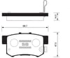 Ön Balata Honda Accord 2.0İ 93-98 Rover 600 618İ Si 96-99 620Si 93-99 620Sdi 94-