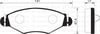 Ön Balata Peugeot 206 1.4 1.6 98 P306 1.4 1.6 93 Gdb1500