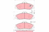 Ön Balata Ranger 2.5 D Td 4X4 99 3.0 Tdci 05 Mazda B Serisi 2.5 D Td 98 Gdb3353